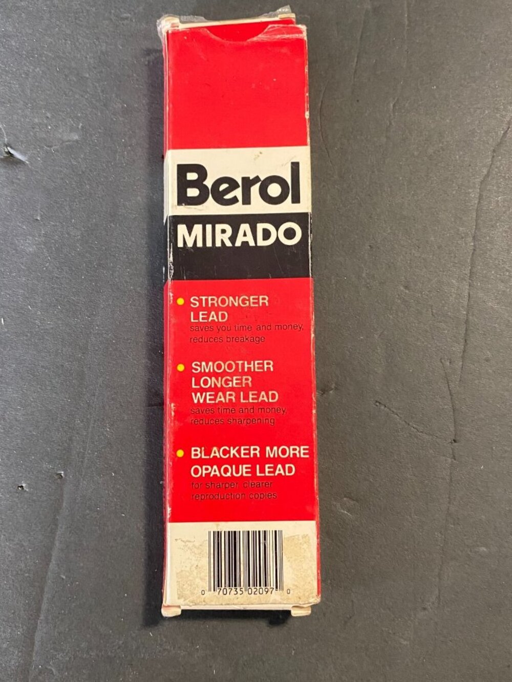 Vintage Berol Mirado No 174-2 Medium Soft Unsharpened Writing Pencils BOX
